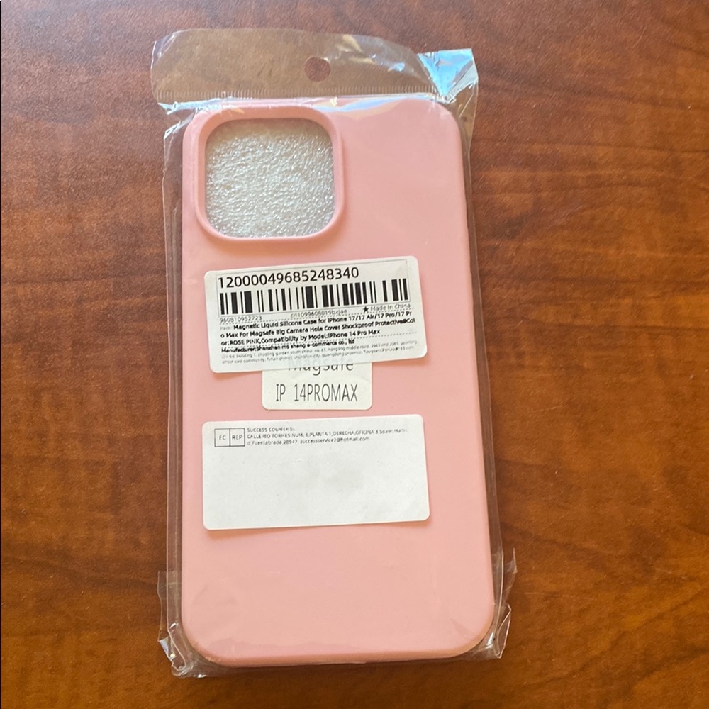 Pink iPhone 14 Pro Max Silicone Case